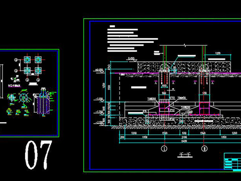  瞭望塔cad施工图 