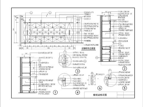  櫥柜詳圖cad施工圖 