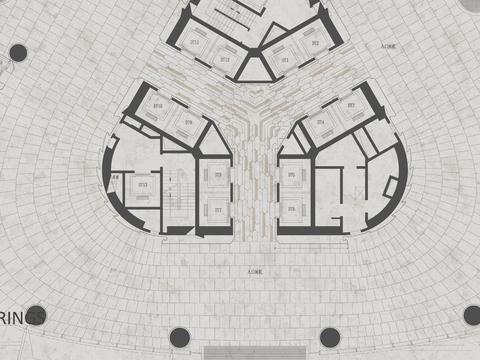  南昌朝阳新城办公楼cad施工图 