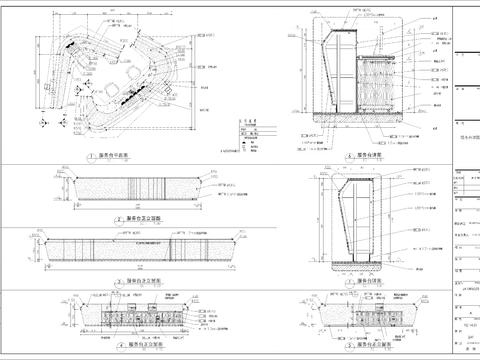  服务台cad节点图 
