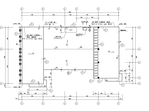  幼儿园建筑CAD平面图 