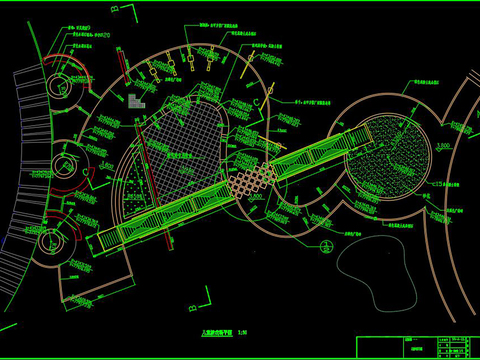 儿童游乐场cad施工图 