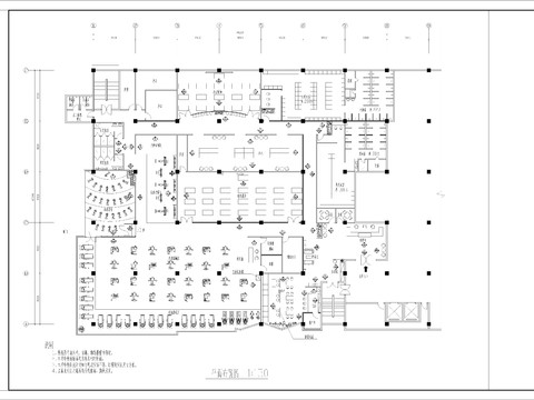  健身馆CAD施工图 