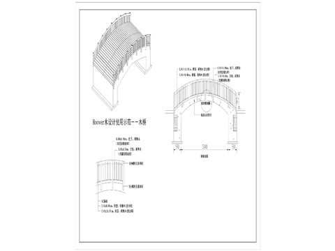  26木桥结构cad平面图 