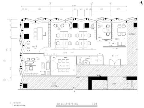  证券营业部建筑CAD施工图 