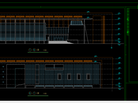  某校图书馆设计图 