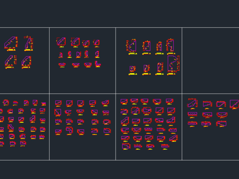  石膏线大样CAD施工图 