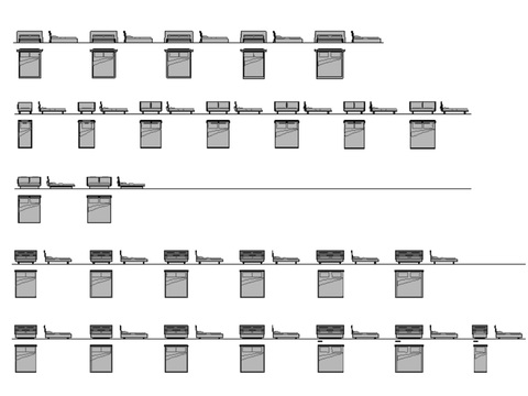  CAD精品床具素材 