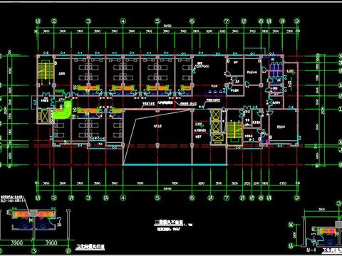  通风排烟节点大样 