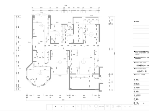  欧式家装cad施工图 