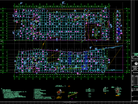  博物馆结构CAD施工图 