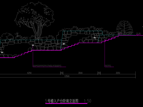  杭州吳山公寓全套景觀施工圖 