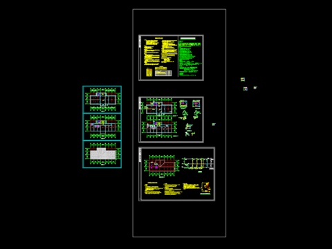  某办公楼排水系统设计cad施工图 