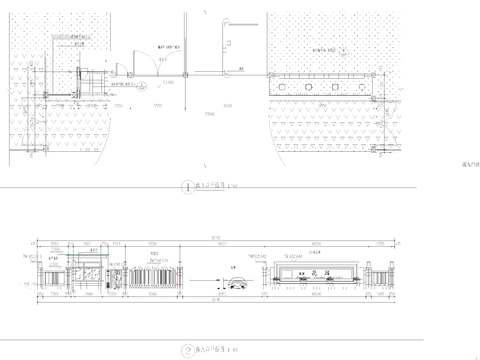  特色景墙节点大样 