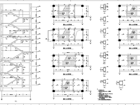  电控楼结构cad施工图 