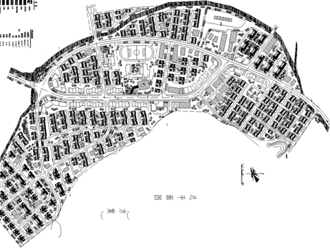  村莊建設(shè)規(guī)劃cad施工圖 