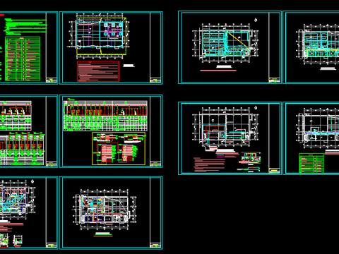  锅炉房电气CAD施工图 