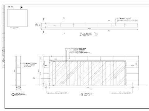  U玻景墙细部CAD施工图 