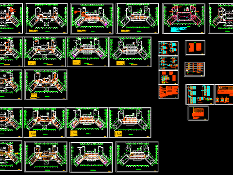  会所电气设计CAD施工图 