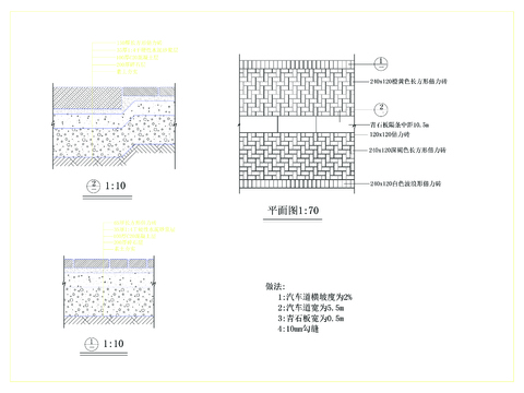  道路cad节点大样图 