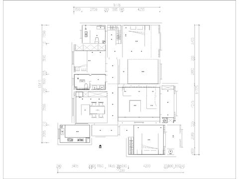  CAD家裝全套cad施工圖 
