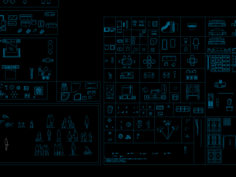  家居装修CAD图库大全 