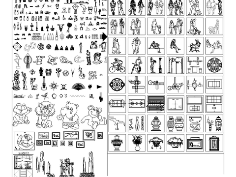  2022CAD平立面图库大全 