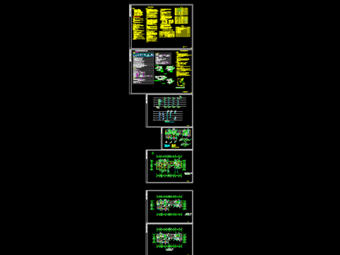  紫金城3号楼给排水及水灭火系统设计CAD施工图 