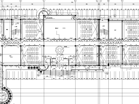  教学楼建筑cad施工图 