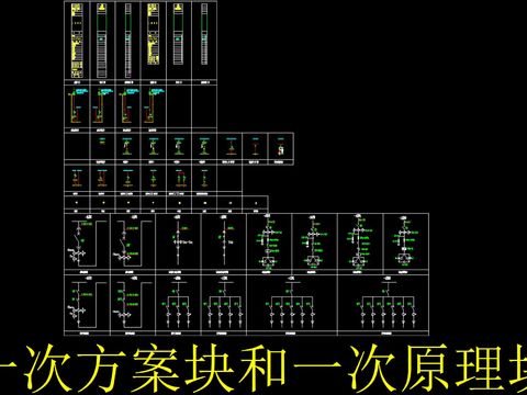  一次方案块和一次原理块 