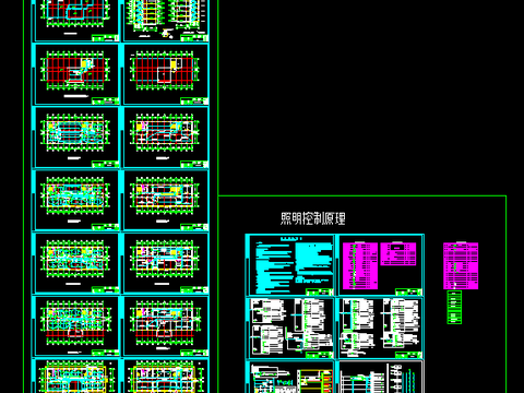  办公楼电气cad设计图 