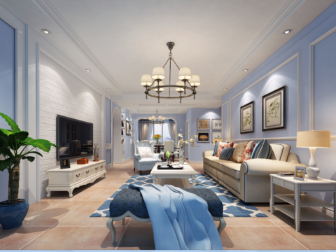  万孚尊园简美客餐厅卧室CAD施工图 