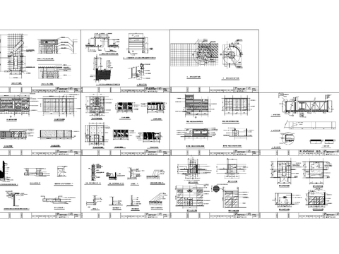  16福特4S店建筑cad施工圖 