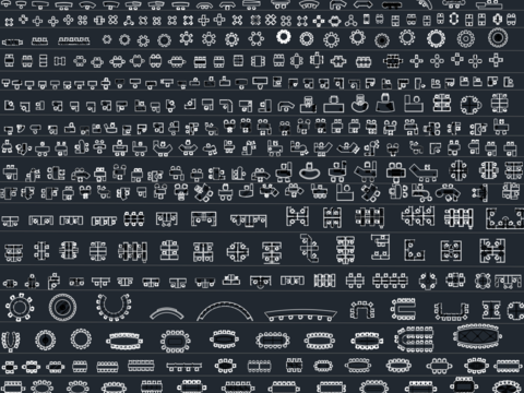  CAD室内模型图库 