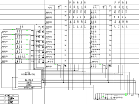  消防系统cad图库 