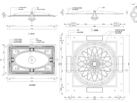 最新中式 欧式雕花CAD图库 