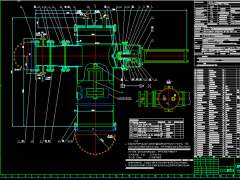  逆止阀CAD节点大样 