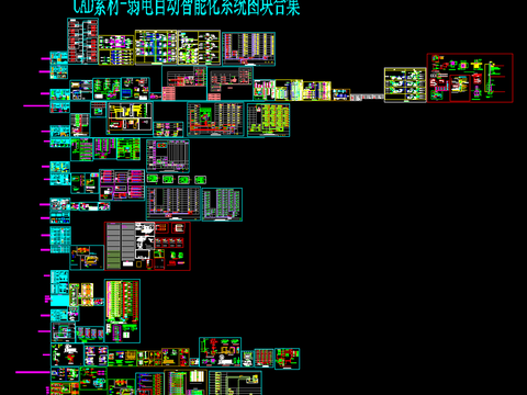  弱电自动智能化系统图块合集 