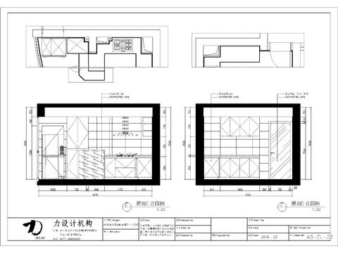  现代简约样板间设计施工图 