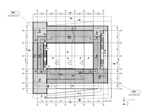  防烟分区CAD大样图 