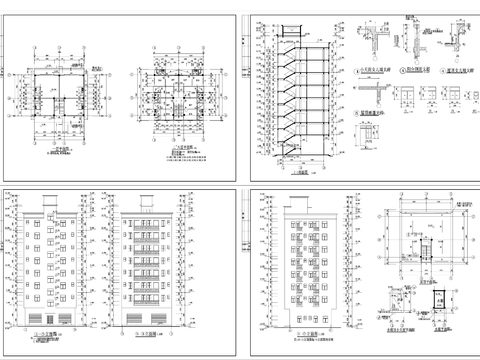  31美丽乡村CAD建筑图cad平面图 