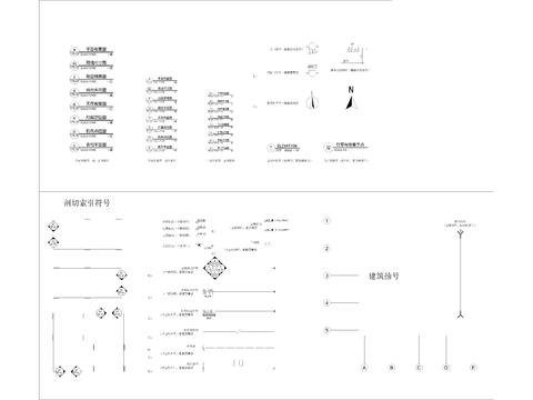  装饰施工图图纸符号 