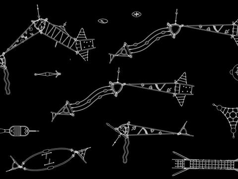  户外儿童设施cad图库 