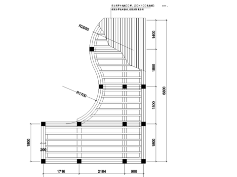  平台方案CAD施工图 