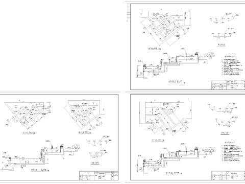  地下水池CAD施工图 