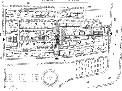  花園住宅cad施工圖 