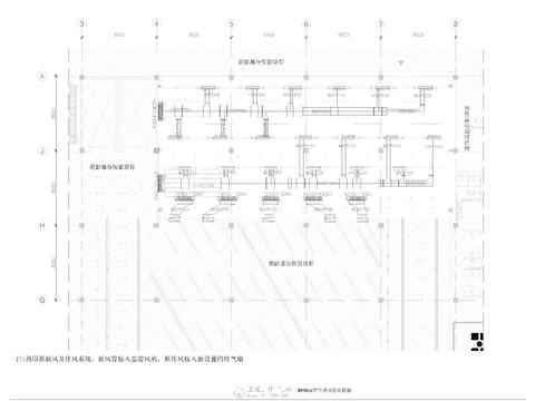  BMW展廳空調(diào)cad施工圖 