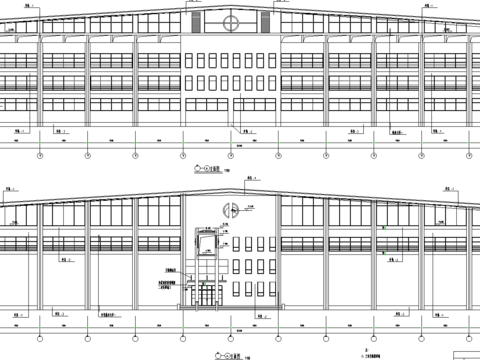  体育馆cad施工图 
