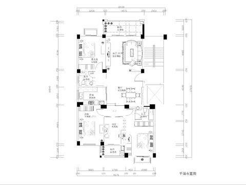  大平層家裝CAD施工圖 