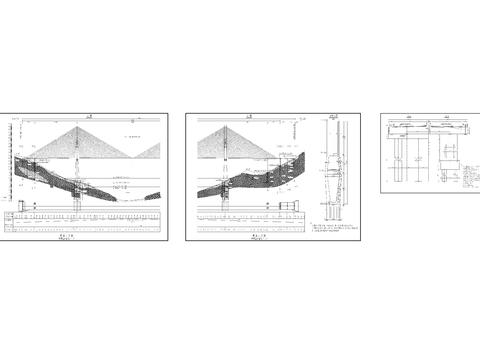  桥型总体施工CAD节点大样 